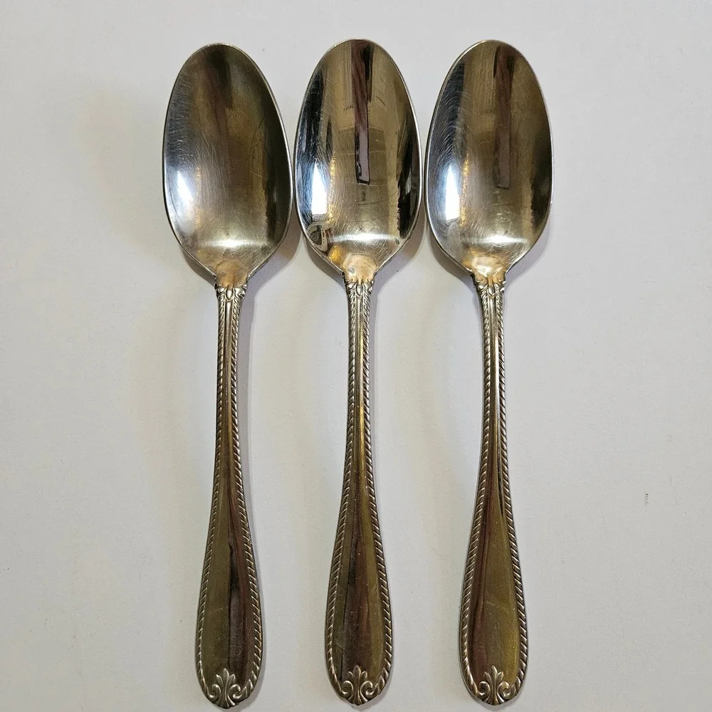 Reed & Barton Whitley 18/10 Stainless Steel Dinner Spoons Set of 3‎ Replacements